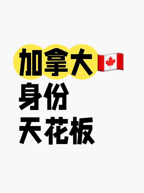 加拿大身份！這4種待遇差別居然那么大！