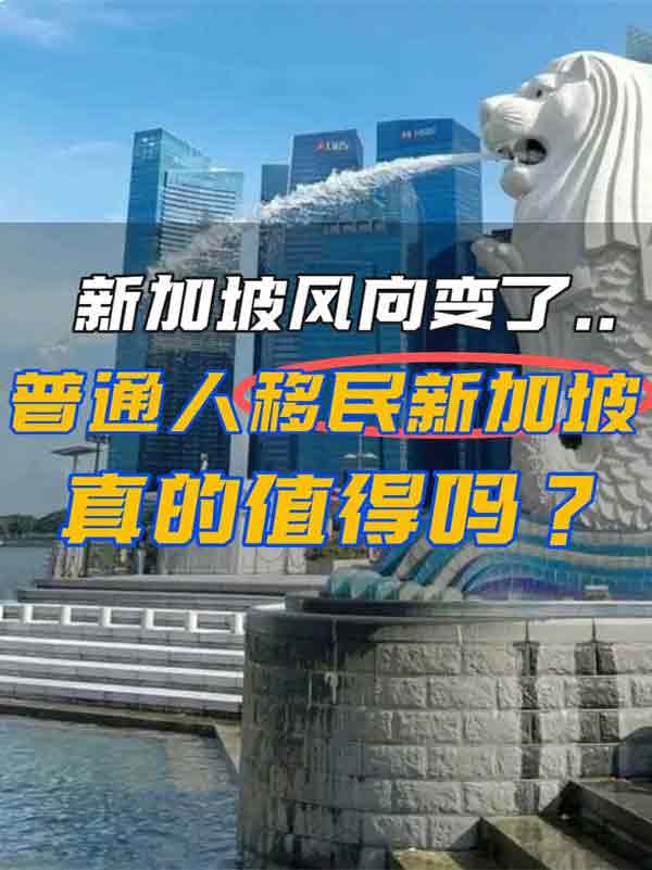 越來越多人扎堆新加坡，到底圖啥？