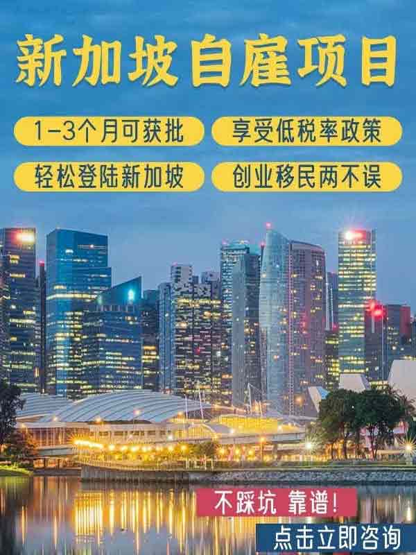 移民新加坡新通道，2個(gè)月可快速登陸