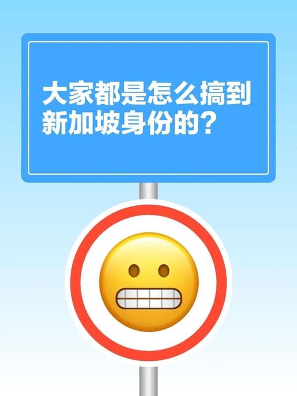 大家都是怎么搞到新加坡身份的？
