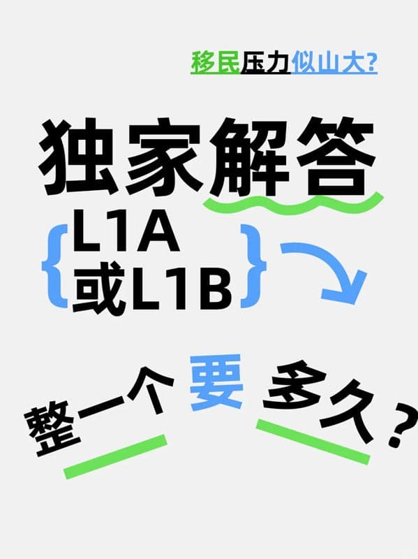 美國L1簽證多久能搞定？過來人掏心窩子說