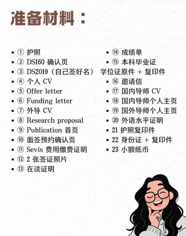 終于搞定！J1美簽面簽材料+準(zhǔn)備問答
