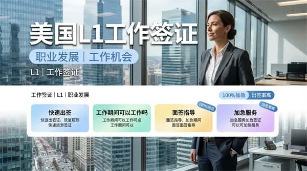 美國L1簽證：跨國公司CEO高管快速赴美捷徑